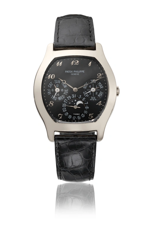 Patek Philippe,Grand Complications 35.50mm,35.50mm,White Gold,Black,Automatic,Moonphase,Perpetual Calendar,Leap Year,Month,48hours,In-house Caliber,5041