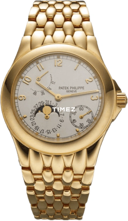 Patek Philippe,Complications 36mm,36mm,Yellow Gold,White,Automatic,Moonphase,Day,Power Reserve Indicator,5085,5085/1J-001