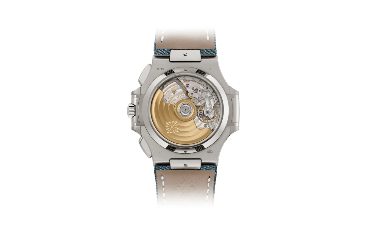 Patek Philippe,Nautilus 40.50mm,40.50mm,White Gold,Blue,Grey,Automatic,Chronograph,Day,Flyback,Khaled Mohamed Khaled,Oleksandr Usyk,Lionel Messi,DJ Khaled,La Pulga,GOAT,5980,5980/60G-001