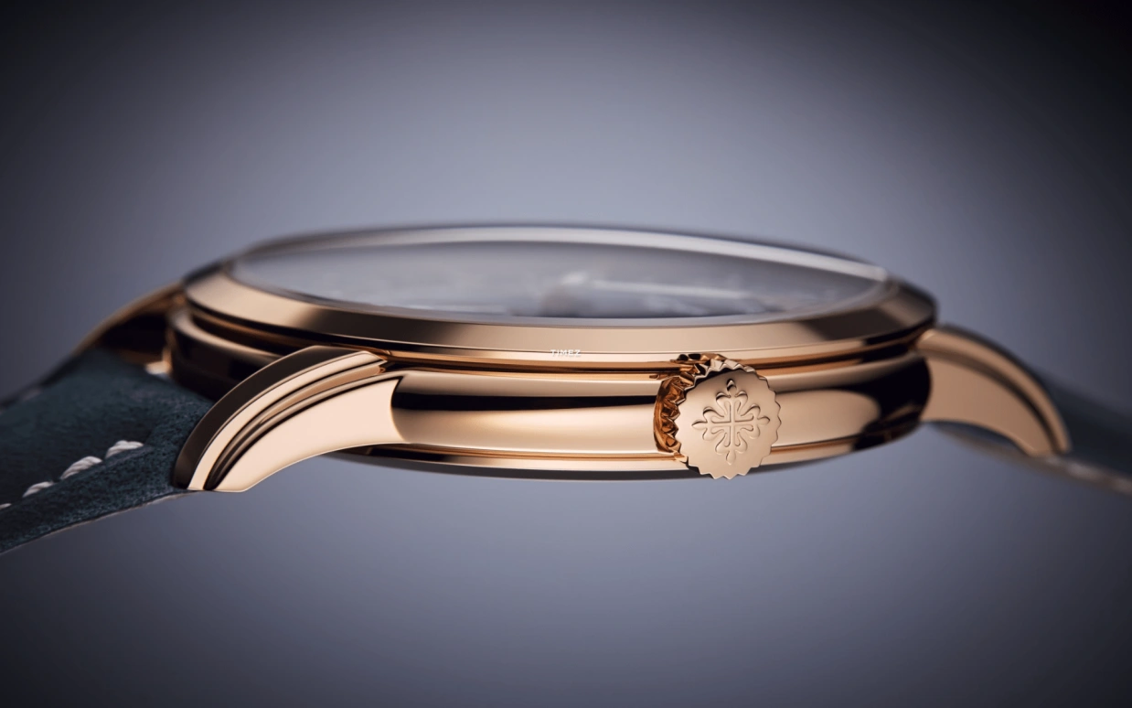 Patek Philippe,Complications 42mm,42mm,Rose Gold,Blue,Automatic,Dule Time,48hours,5224R,5224R-001