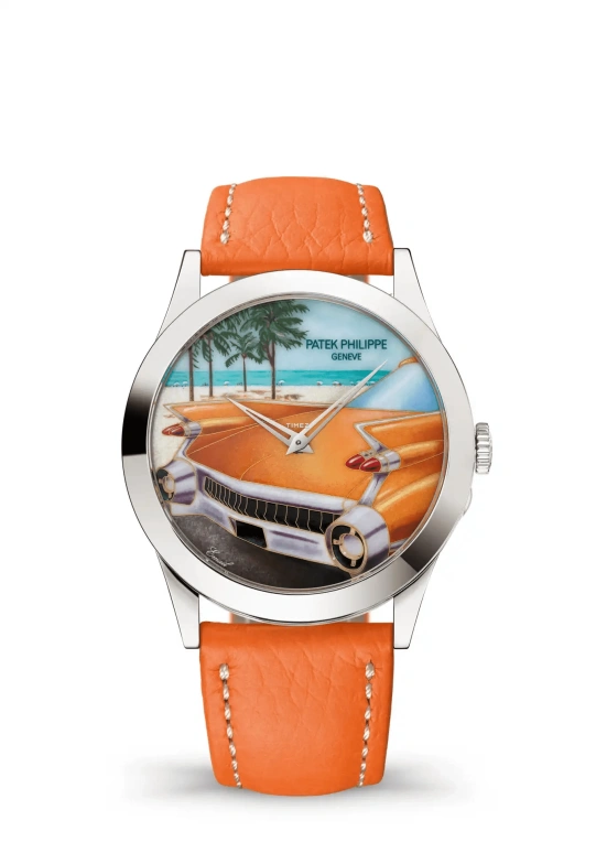 Patek Philippe,Calatrava ,White Gold,Orange,Multi-Color,Automatic,48hours,In-house Caliber,5089G,5089G-149