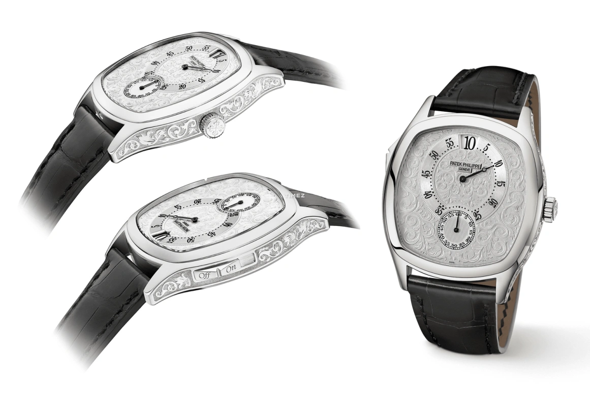 Patek Philippe,Complications 39.80mm,39.80mm,Platinum,Silver,Automatic,Jumping Hours,Minute Repeater,5275P,5275P-001