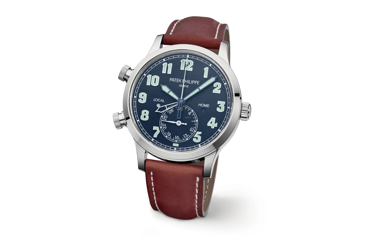 Patek Philippe,Complications 42mm,42mm,White Gold,Blue,Automatic,Day,Dule Time,Day / Night Indication,5524G,5524G-001