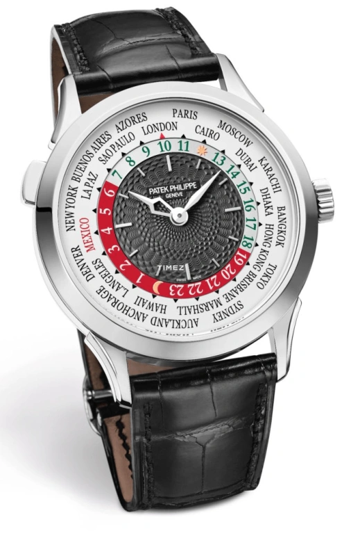 Patek Philippe,Complications 38.50mm,38.50mm,White Gold,Green,Automatic,Moonphase,Day,World Time,5230G,5230G-022