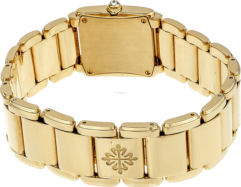 Patek Philippe,Twenty~4 26.30mm,26.30mm,Yellow Gold,White,Quartz,In-house Caliber,Sapphire,Crystal Glass,4907,4907/1J-001