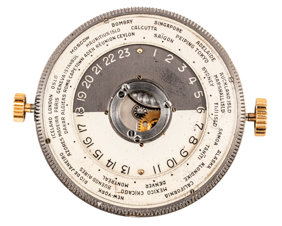 Patek Philippe,Complications 35.50mm,35.50mm,Rose Gold,Blue,White,Automatic,World Time,Day / Night Indication,2523 Gobbi Milan