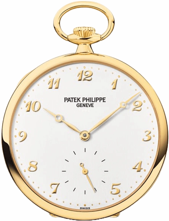 Patek Philippe,Pocket Watches 44mm,44mm,Yellow Gold,White,Handwound,42hours,In-house Caliber,973J,973J-001