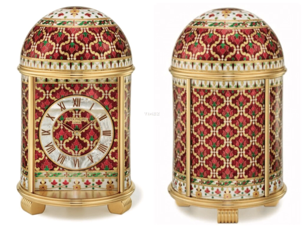 Patek Philippe,Dome Clocks ,White,Red,Electromechanical,In-house Caliber,Red,Gold,Enamel,20078M,20078M-001