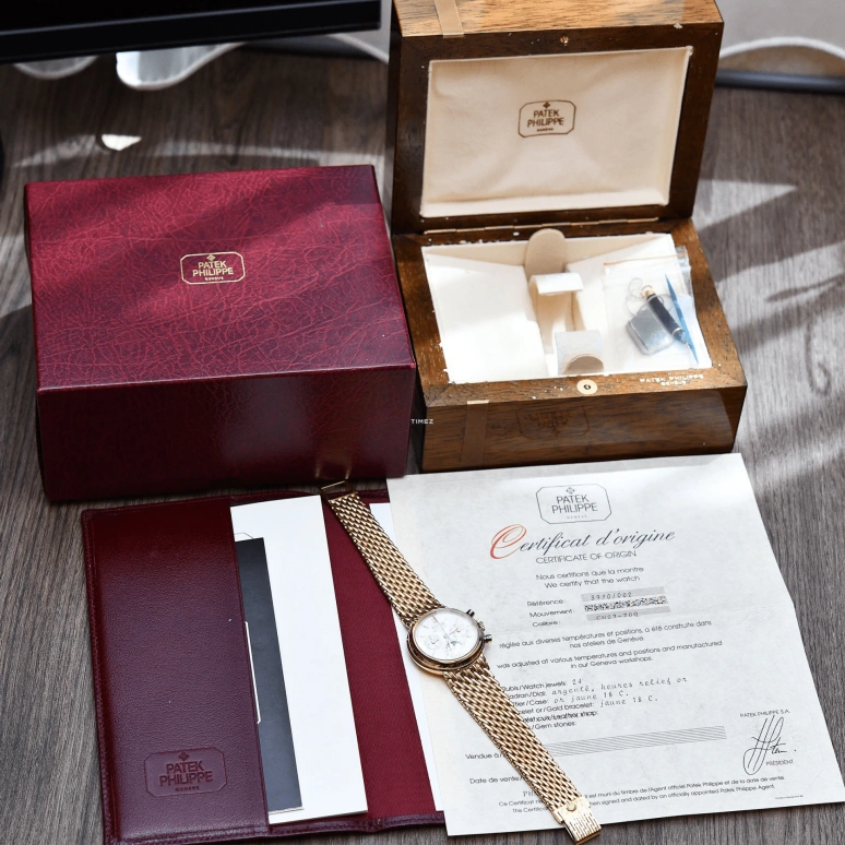 Patek Philippe,Grand Complications 36mm,36mm,Yellow Gold,Cream,Handwound,Chronograph,Moonphase,Perpetual Calendar,Leap Year,60hours,In-house Caliber,3970,3970/002J
