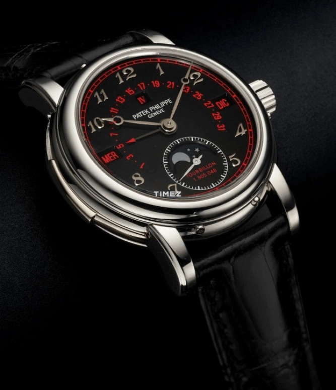 Patek Philippe,Grand Complications 39.50mm,39.50mm,Platinum,Black,Handwound,Moonphase,Perpetual Calendar,Leap Year,Month,48hours,In-house Caliber,5016P RED