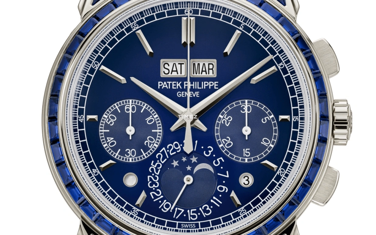 Patek Philippe,Grand Complications 41mm,41mm,Platinum,Blue,Gradient,Black,Handwound,Chronograph,Moonphase,Perpetual Calendar,Leap Year,65hours,In-house Caliber,5271,5271/11P-010
