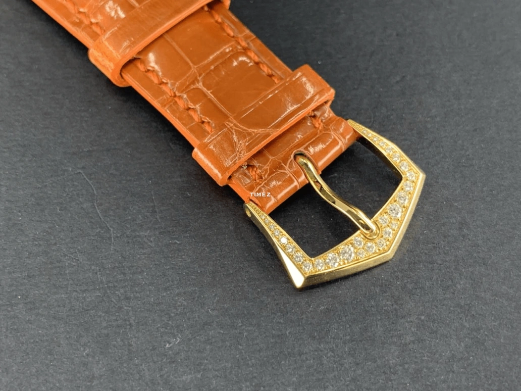 Patek Philippe,Calatrava 37mm,37mm,Rose Gold,Orange,Multi-Color,Brown,Automatic,48hours,In-house Caliber,5077,5077/100R-015