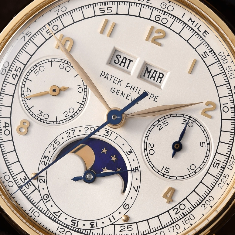 Patek Philippe,Grand Complications 35mm,35mm,Yellow Gold,Silver,Handwound,Chronograph,Moonphase,Perpetual Calendar,Month,42hours,In-house Caliber,JAY-Z,Jazzy,JAY Z,1518J