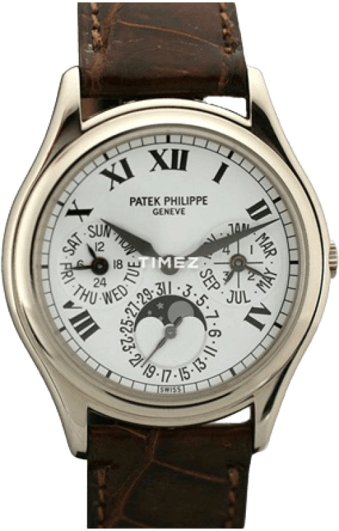 Patek Philippe,Grand Complications 36mm,36mm,White Gold,White,Automatic,Moonphase,Perpetual Calendar,Leap Year,Month,48hours,In-house Caliber,3940G,3940G-025