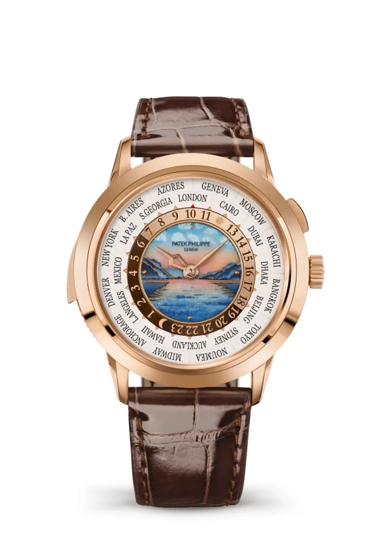 Patek Philippe,Grand Complications ,Rose Gold,Blue,White,Multi-Color,Automatic,World Time,Minute Repeater,Day / Night Indication,5531R,5531R-016