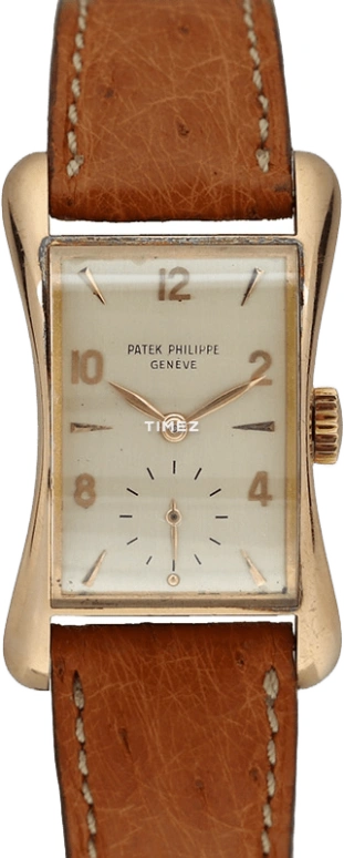 Patek Philippe,Other 22x43mm,22x43mm,Rose Gold,Silver White,Handwound,In-house Caliber,Sapphire,Crystal Glass,2442R