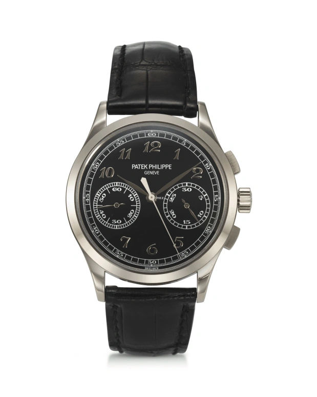 Patek Philippe,Complications 39.40mm,39.40mm,White Gold,Black,Handwound,Chronograph,65hours,5170G,5170G-010