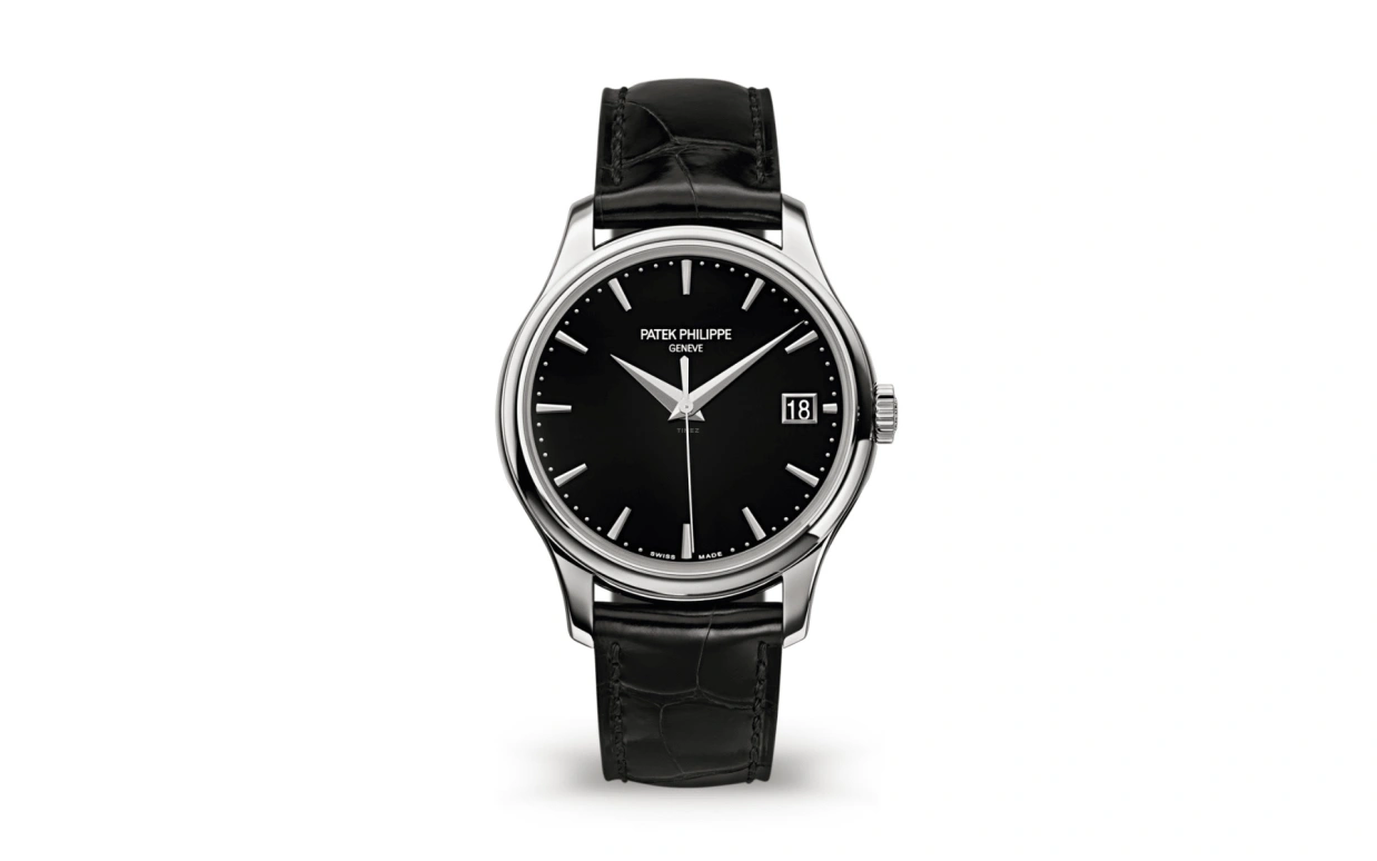 Patek Philippe,Calatrava 39mm,39mm,White Gold,Black,Automatic,Day,45hours,5227G,5227G-010