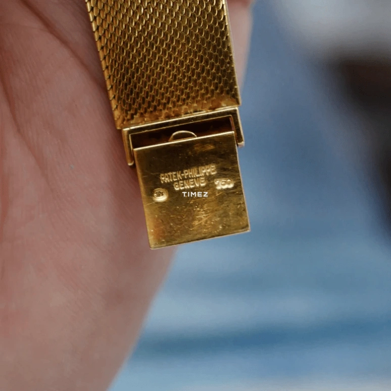 Patek Philippe,Other 30x26mm,30x26mm,Yellow Gold,Gold,Handwound,44hours,In-house Caliber,3491J