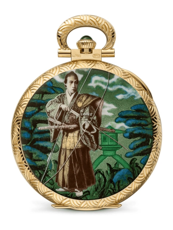 Patek Philippe,Pocket Watches 38.65mm,38.65mm,Yellow Gold,Green,Handwound,42hours,In-house Caliber,992,992/158J-001