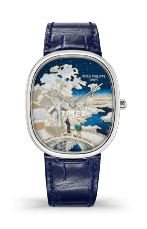 Patek Philippe,Golden Ellipse 34.50mm,34.50mm,White Gold,Multi-Color,Automatic,48hours,In-house Caliber,5738,5738/50G-025