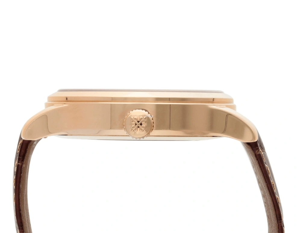 Patek Philippe,Calatrava 42mm,42mm,Rose Gold,Black,Automatic,Day,Dule Time,Day / Night Indication,5524R,5524R-001-TtiffanyCo