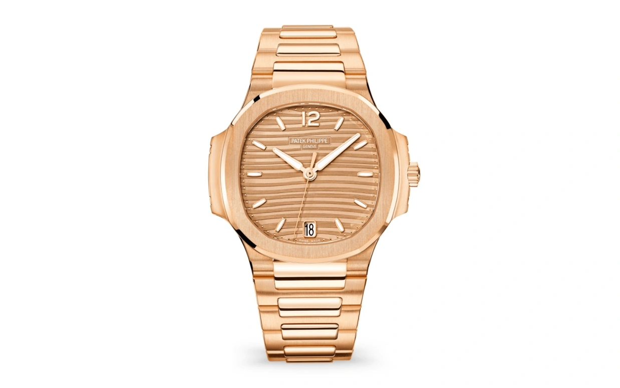 Patek Philippe,Nautilus 35.20mm,35.20mm,Rose Gold,Automatic,Day,45hours,7118,7118/1R-010