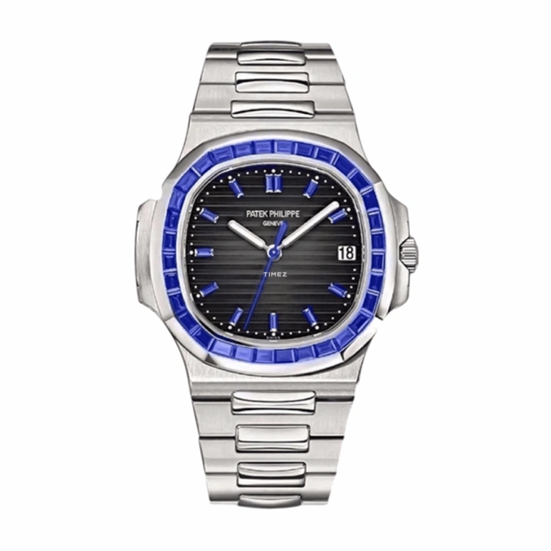 Patek Philippe,Nautilus 40mm,40mm,Platinum,Black,Automatic,Day,45hours,Lionel Messi,La Pulga,5711,5711/111P-001