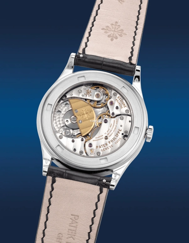 Patek Philippe,Calatrava 38mm,38mm,Platinum,Red,Blue,Multi-Color,Automatic,48hours,In-house Caliber,5077P,5077P-016