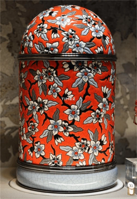Patek Philippe,Dome Clocks ,Black,Red,Electromechanical,In-house Caliber,Red,Enamel,20168M,20168M-001
