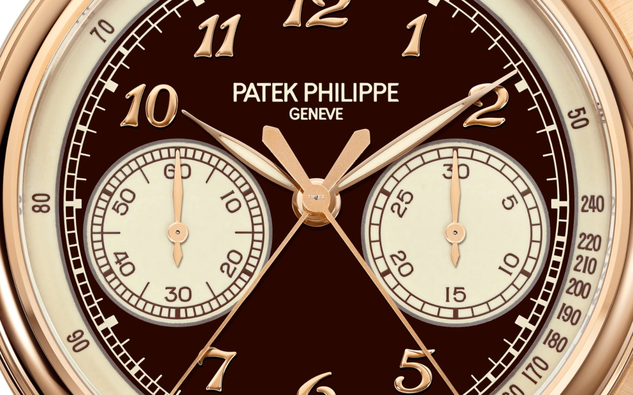 Patek Philippe,Complications 41mm,41mm,Rose Gold,Brown,Handwound,Chronograph,Rattrapante,5370R,5370R-001