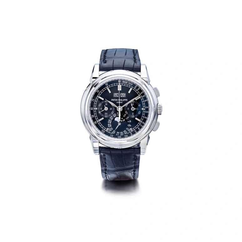 Patek Philippe,Grand Complications 40mm,40mm,Platinum,Black,Handwound,Chronograph,Moonphase,Perpetual Calendar,Leap Year,60hours,In-house Caliber,5970P,5970P-TWGH