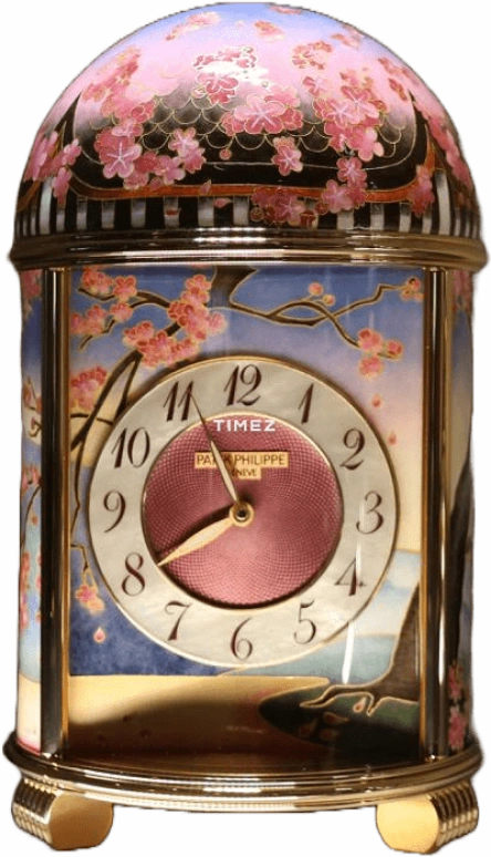 Patek Philippe,Dome Clocks ,Purple,Electromechanical,In-house Caliber,Pink,Blue,Colorful,Enamel,20132M,20132M-001
