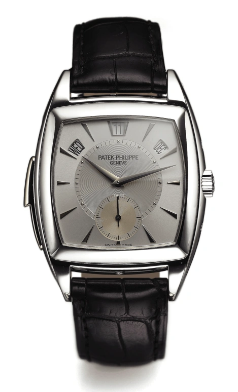 Patek Philippe,Grand Complications 38x51mm,38x51mm,Platinum,White,Silver,Automatic,Annual Calendar,Month,Date,Day,48hours,In-house Caliber,5033P,5033P-010
