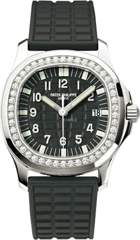 Patek Philippe,Aquanaut 35.60mm,35.60mm,Stainless Steel,Black,Quartz,Day,In-house Caliber,5067A,5067A-001