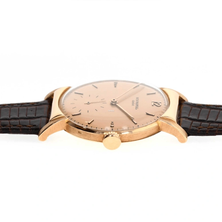 Patek Philippe,Calatrava 34mm,34mm,Rose Gold,Pink,Handwound,1584