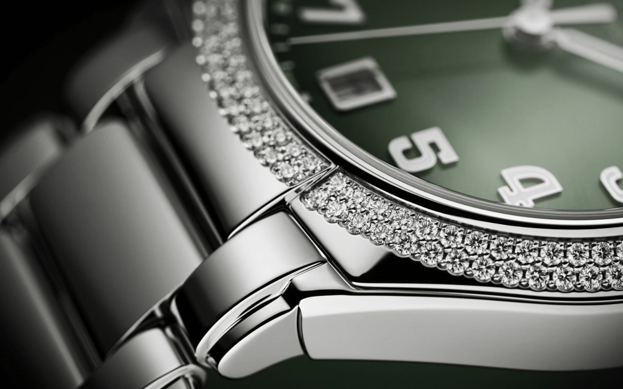 Patek Philippe,Twenty~4 36mm,36mm,Stainless Steel,Green,Automatic,Day,45hours,7300,7300/1200A-011