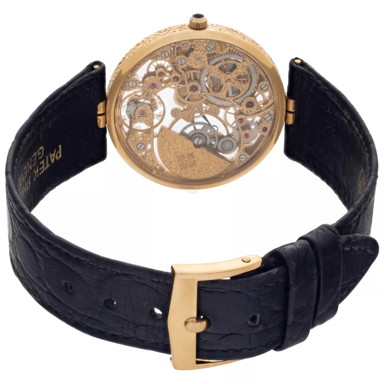 Patek Philippe,Complications 31mm,31mm,Yellow Gold,Skeleton,Gold,Automatic,48hours,In-house Caliber,3878