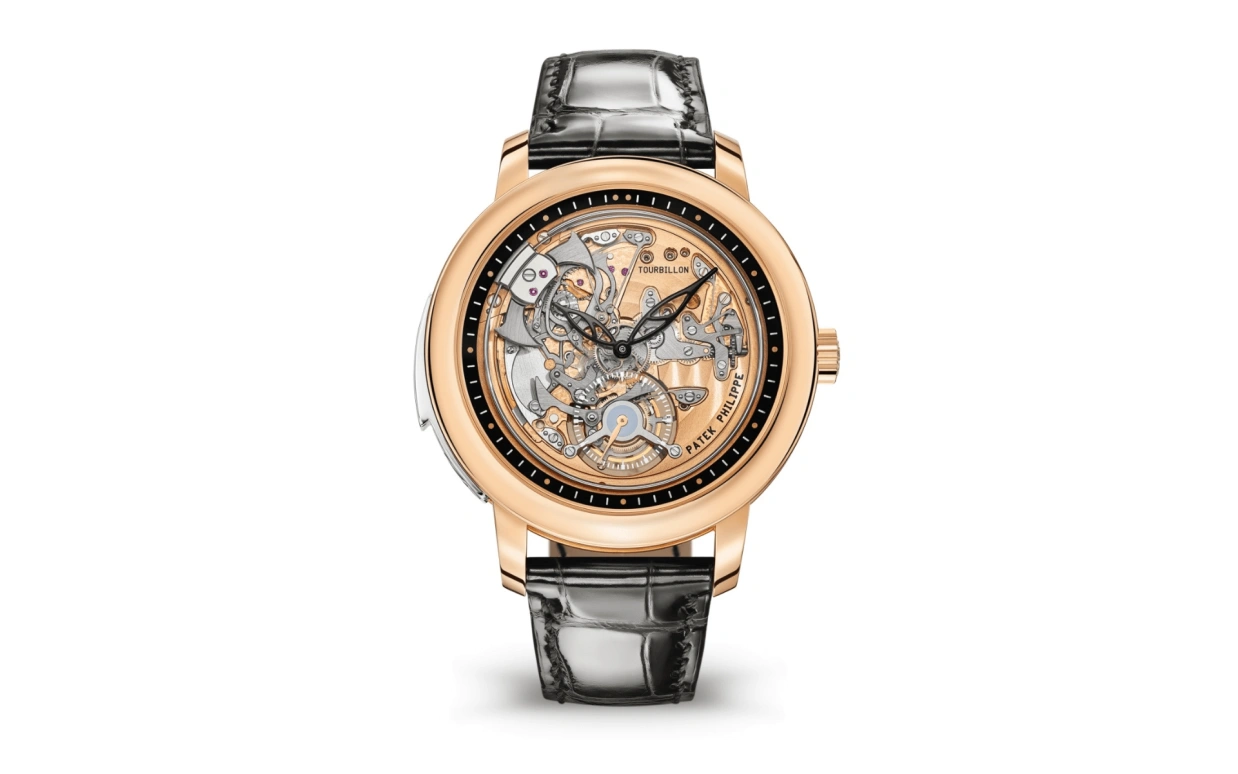 Patek Philippe,Grand Complications 42mm,42mm,White Gold,Rose Gold,Skeleton,Handwound,Tourbillon Escapement,Minute Repeater,5303R,5303R-001