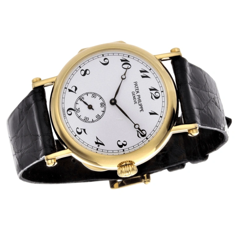 Patek Philippe,Calatrava 33mm,33mm,Yellow Gold,White,Handwound,44hours,In-house Caliber,3960J
