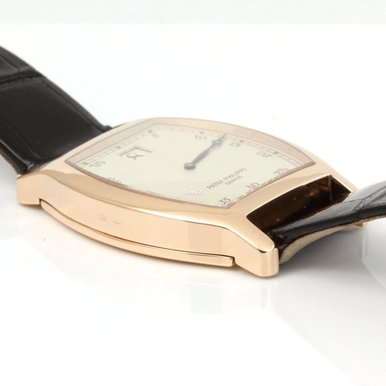 Patek Philippe,Complications 28x38mm,28x38mm,Rose Gold,Silver White,Handwound,Jumping Hours,44hours,3969R