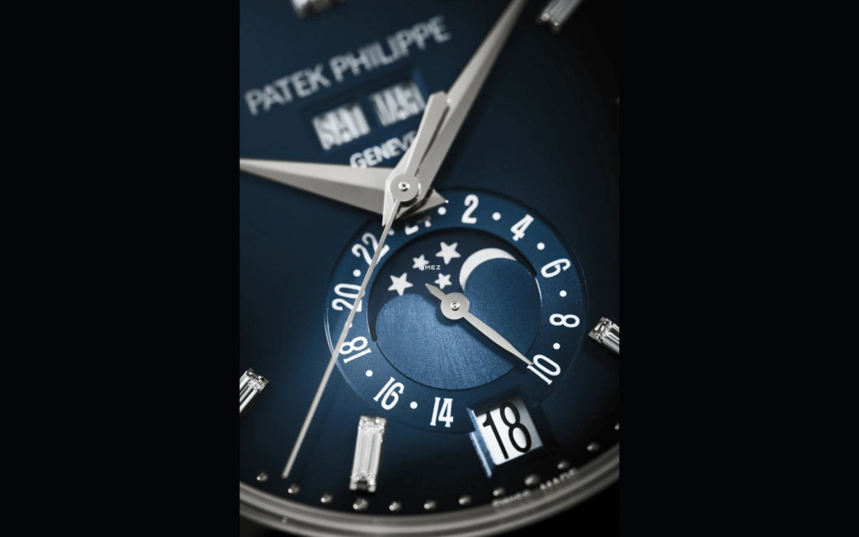 Patek Philippe,Complications 38.50mm,38.50mm,White Gold,Blue,Automatic,Moonphase,Annual Calendar,Month,Date,35hours,In-house Caliber,5396G,5396G-017