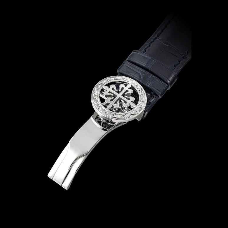Patek Philippe,Grand Complications 42.80mm,42.80mm,White Gold,Blue,Handwound,Moonphase,Perpetual Calendar,Leap Year,Date,48hours,In-house Caliber,6002G,6002G-001