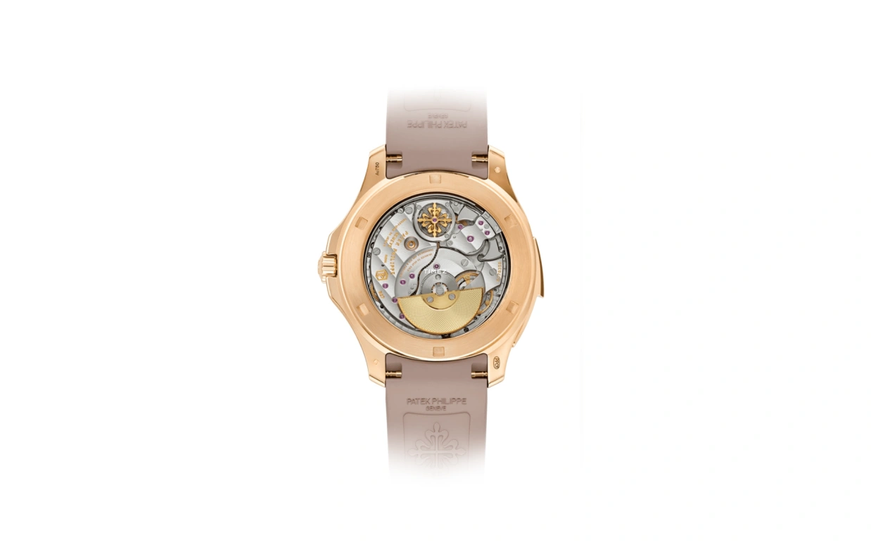 Patek Philippe,Aquanaut 38.80mm,38.80mm,Rose Gold,Silver White,Automatic,Minute Repeater,48hours,5260,5260/355R-001