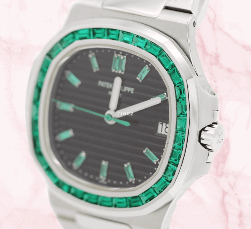 Patek Philippe,Nautilus 40mm,40mm,Platinum,Black,Automatic,Day,45hours,Hardik Pandya,AP DHILLON,5711,5711/113P-001