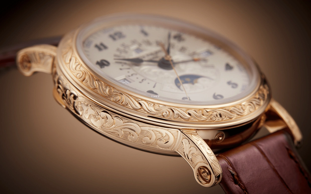 Patek Philippe,Grand Complications 38mm,38mm,Rose Gold,Silver White,Automatic,Moonphase,Perpetual Calendar,Leap Year,Month,45hours,In-house Caliber,5160,5160/500R-001