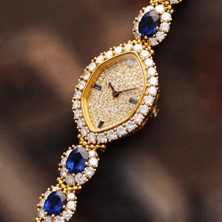 Patek Philippe,Other 22x39mm,22x39mm,Yellow Gold,Gold,Silver,Handwound,Other,Gold,4665J