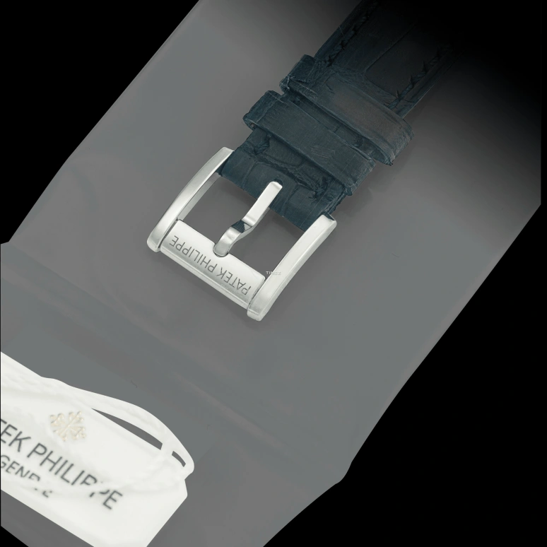 Patek Philippe,Other 25x45mm,25x45mm,Platinum,White,Handwound,In-house Caliber,Sapphire,Crystal Glass,5105P,5105P-001