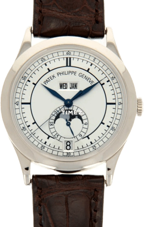 Patek Philippe,Complications 38.50mm,38.50mm,White Gold,Grey,Automatic,Moonphase,Annual Calendar,Month,Date,45hours,In-house Caliber,5396G,5396G-001