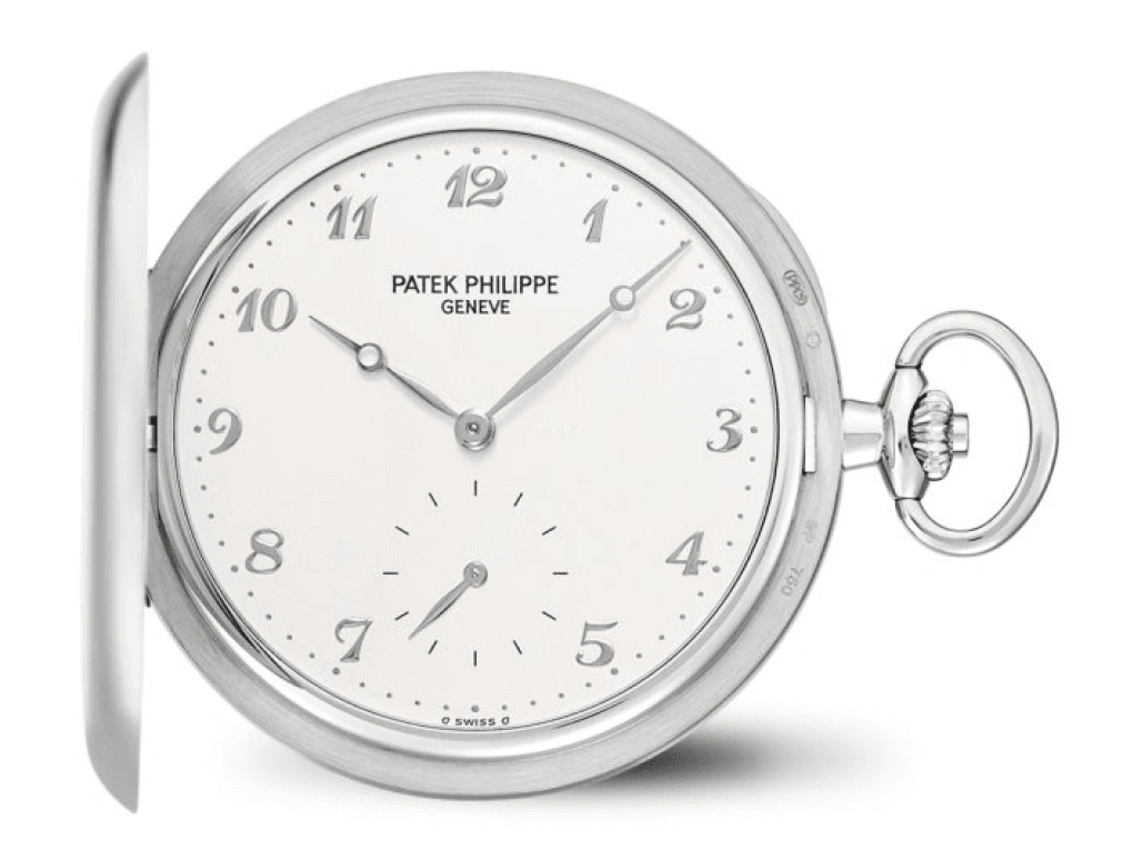 Patek Philippe,Pocket Watches 48mm,48mm,White Gold,Silver,Handwound,50hours,In-house Caliber,980G,980G-010